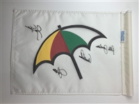 Nicklaus Palmer Multi-Signed Latrobe CC Umbrella Golf Pin Flag PSA/DNA E66640