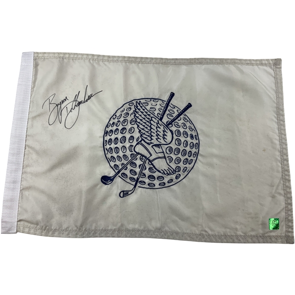 Bryson DeChambeau Signed Winged Foot Golf Club Flag JSA ALOA