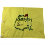 Charl Schwartzel Signed 2011 Masters Tournament Embroidered Flag JSA ALOA