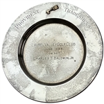 1963 Sterling Silver Laurel Valley Golf Trophy Salver 