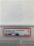 1999 WGC American Express Championships Tiger Woods Clinic VIP Credential Ticket PSA 7 