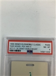 1996 Disney Oldsmobile Golf Classic Guest Pass Tiger Woods Second PGA Win PSA 8