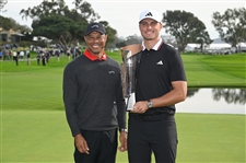 Tiger Woods' Issued Sun Day Red Golf Outfit w/ Shirt, Pants, Sweater & Belt