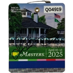 Rory McIlroy Signed 2025 Masters Tournament SERIES Badge #Q04919 JSA ALOA