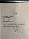 Bobby Jones Signed 1948 Letter to Coca-Cola Exec Photo Display - Framed JSA #B60831