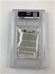 2000 Williams World Challenge Media Credential Badge PSA 8 Tiger Woods Hosted