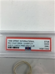 1998 Sprint International Golf Ticket Stub Vijay Singh Back-To-Back Weeks Wins PSA Slab GOOD 2 MK