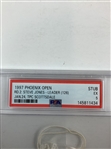 1997 Phoenix Open Friday Rd 2 Ticket - Tiger Woods Famous Hole-In-One Tournament PSA EX 5