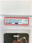 2002 Target World Challenge Guest Pass Tiger Woods PSA VG-EX 4