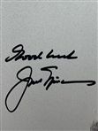 Jack Nicklaus Signed Photo Hoisting the 1980 United States Open Championship Trophy JSA ALOA
