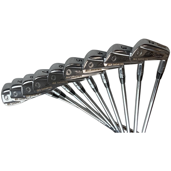 A Set of 9 Ben Hogan Legend 40th Anniversary Forged Iron Golf Clubs