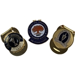 Trio of Senior PGA Championship Gold-Toned Money Clips