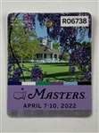 A Collection of Twenty-One Masters Tournament SERIES Badges 2004-2025