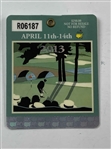 A Collection of Twenty-One Masters Tournament SERIES Badges 2004-2025