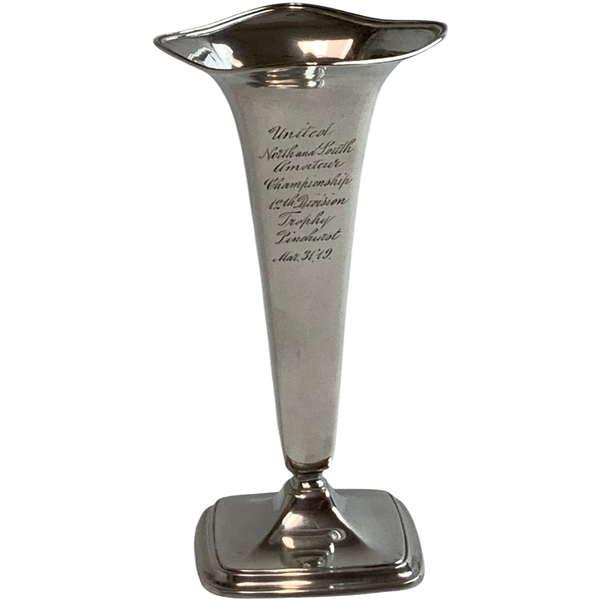 Pinehurst 1919 North South Amateur Championship Sterling Silver Trophy