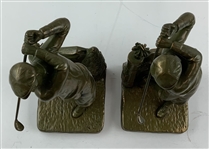 Striking Pair of Jennings Bros Large Figural Bookends