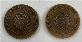 Two Walton Heath Related Medals in their Original Fitted Cases