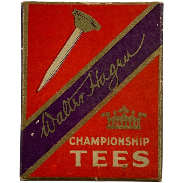 Box of Walter Hagen Golf Tees
