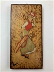 Seven Art Nouveau/Arts & Crafts Plaques Featuring Golfers