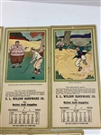 Group of 11 1928-29 Golf Lesson Calendar Advertising Cards w/ Gene Sarazen