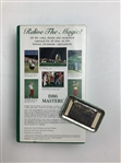 Two 1986 Masters Tournament Commemorative Items Including VHS and Scorer Badge