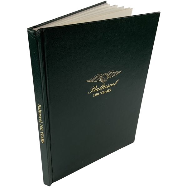 1995 Baltusrol Golf Club 100 Years Centennial History Hardcover Book 