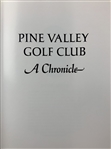 1982 'Pine Valley Golf Club: A Chronicle' 1st Edition 