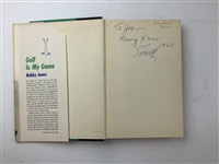 1960 'Golf Is My Game' by Bobby Jones 1st Ed Book