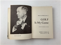 1960 'Golf Is My Game' by Bobby Jones 1st Ed Book