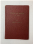1935 Red Hard Cover Rights and Wrongs of Golf by Bobby Jones