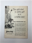 1935 'Rights and Wrongs of Golf' Booklet by Bobby Jones