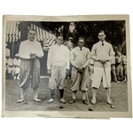 1929 Underwood and Underwood Press Photograph featuring Bobby Jones at Pebble Beach
