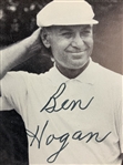 Ben Hogan Signed B&W Photo JSA ALOA