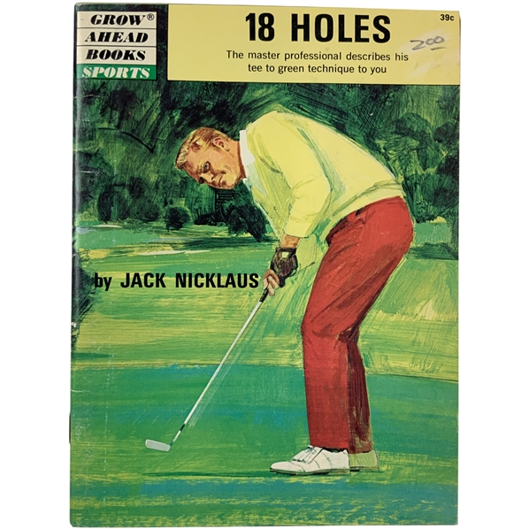 1970 Jack Nicklaus 18 Holes Golf Instruction Booklet