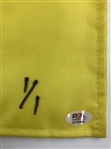Robert J. O'Neill Signed 2001 Masters Tournament Pin Flag with Osama Bin Laden Inscription PSA #3C10984