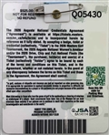 Rory McIlroy Signed 2026 Masters Tournament SERIES Badge #Q05430 JSA #BA14114