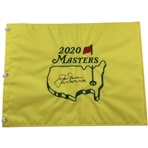 Jack Nicklaus Signed 2020 Masters Embroidered Flag w/ Years Won JSA ALOA