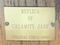 Calamity Jane Replica Putter in Oak Shadow Box Display Case