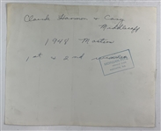 1948 Masters Tournament Vintage Photograph Claude Harmon and Cary Middlecoff by Morgan Fitz