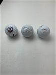Campbell, Glover & Simpson Signed Golf Balls JSA ALOA
