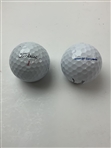 Bob Goalby & Bubba Watson Signed Augusta National Logo Golf Balls JSA ALOA