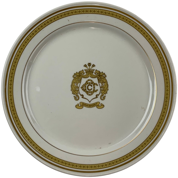 Vintage Shenango China Oakmont Country Club Ceramic Dining Plate
