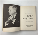 1960 'Golf Is My Game' by Bobby Jones 1st Ed Book