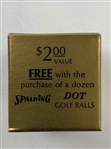 1971 Spalding Moon Golf Ball with Original Box