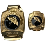 A 2006 Bay Hill Invitational Pro-Am Contestant Money Clip and Lapel Pin Set by Malcolm DeMille Inc.