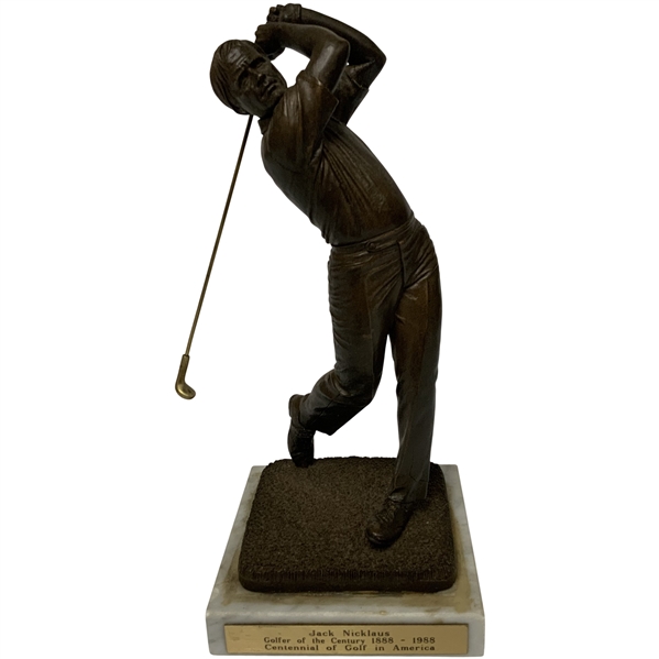 Jack Nicklaus Centennial Of Golf In America Golfer Of The Century 1888-1988 Statue