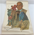 Palmer & Nelson Signed Lincoln-Mercury Sports Panel Promotional Golf Posters
