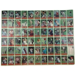 1982 Donruss PGA Tour Golf Stars Uncut Production Sheet 66 Cards Fred Couples Rookie Jack Nicklaus