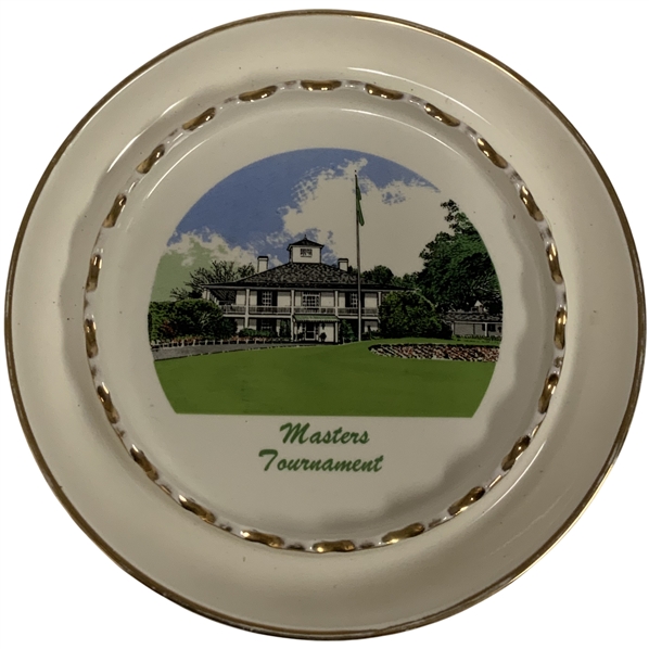 Vintage Masters Tournament Augusta National Souvenir Ceramic Dish by Edwin W. Lane Co.