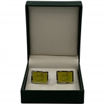 A Pair of Masters Tournament Yellow Pin Flag Cufflinks